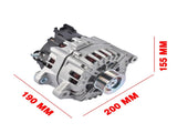 Alternator 180A 6-Groove Pulley Fits for Kia Sedona 2019-2021 Cadenza 2017-2020 Sorento 2019-2020 52493657