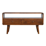 Artisan Furniture Solid Wood Curved Chestnut Media Unit B182P280763