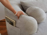 Sofa-in-a-Box, Memory Foam 2-Seater Couch, No Installation & Easy to Transport, Deep Seat Modern W668P381895