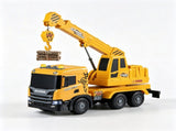 Kids Realistic Crane Truck Toy, Friction Drive Construction Vehicle with Lights Sounds & Water 44553726