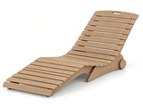 HDPE In-Pool Lounge Chair with Rear Rolling Wheels, 450 LBS Capacity S-Curve Ergonomic Pool Chaise 39915080