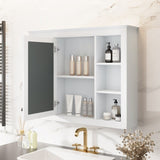 35'' x 27.5'' Medicine Cabinet, Wall Mounted Bathroom Storage Cabinet, Modern Bathroom Wall Cabinet WF322917AAK