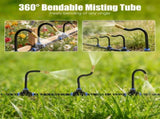 Garden Drip Irrigation Kit with 360&deg Bendable Misting Nozzles Automatic Garden Automatic Watering 19462452