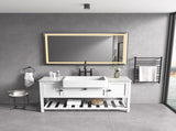 72 x6 Inch LED Bathroom Mirror with Aluminum Frame, Wall Mounted Vanity Mirror, Anti-Fog, Memory, W2287P279821