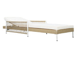 TOPMAX Outdoor All-Weather PE Rattan Chaise Lounge, Minimalist Patio Wicker Lounge Chair with 6 Gear 74526825