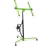 ZNTS Drywall Lift Panel 11' Lift Drywall Panel Hoist Jack Lifter,GREEN+BLACK W465121421