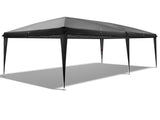 3 x 6m Four Windows Practical Waterproof Folding Tent Black 47181514