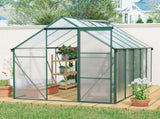 No provide self pick-up 6X10FT Polycarbonate Greenhouse Raised Base and Anchor Aluminum Heavy Duty 11143357