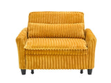 orange comfortable chair for Small apartment Bedroom space Balcony Small sofa bed Lazy Small sofa W6295P549833