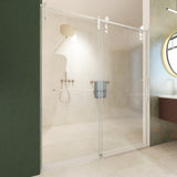 56"-60"W x 70"H Frameless Door, Sliding Door, Premium 5/16" Thick Tempered Glass W2011P198050