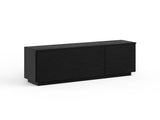 74 inch Three Door TV Stand for TVs up to 85 inches, No Assembly Required, Black Finish B108P255348