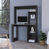 Carroll Computer Desk with Hutch and Storage Shelves B128P148682