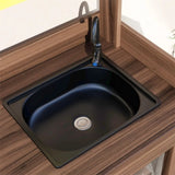 Brown Potting Bench Table, Outdoor Garden Table with Removable Sink and Faucet 41470248