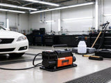 7.14 CFM 12V Heavy Duty Air Compressor, Auto-Stop Portable Tire Inflator with LCD Digital Display 22354040
