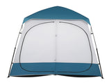 229*229*122cm Oxford Cloth Double Dressing Tent Blue/White 03192884