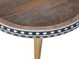 Artisan Furniture Solid Wood Small Dotted End Table B182P280769