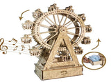 3d Wooden Puzzle Gear Ferris Wheel Music Box You Are My Sunshine Handmade Assembly Model Kit 66396036