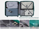 Luggage Sets New Model ABS Hardshell 3pcs Clearance Luggage Hardside Lightweight Durable Suitcase N726P281629W