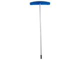 5.6 m 5-Section Extendable Roof Snow Rake Aluminum Pole, PP Blue Wheeled Shovel Head 57153459