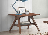 Arona Mid-Century Modern Wood End Table with Shelf T2574P164767