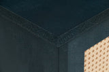 Handcrafted Premium Grain Panels,Rattan Sideboard Buffer Cabinet,Accent Storage Cabinet With 4 W144583482