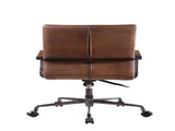 Indra Vintage Chocolate Top Grain Leather Office Chair B2726P333498