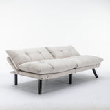 Cream Convertible Folding Modern sofa Bed W570124915