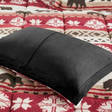 King/Cal King Print Sherpa Comforter Set B035100528
