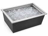 Drop-In Ice Chest, Stainless Steel Ice Storage Box with Lid and Drain Hose, Ice Bin for Chilled 60811921