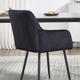 Dining Chairs Set of 1, Upholstered Kitchen Chairs with Comfortable Seat, velvet Dining Chairs with W3112P262801
