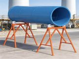 Pipe Stand with Roller Head, 2500 LBS Load Capacity, Fits 2-36 Inch Pipes 16715410