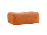 Ottoman Teddy Fabric-Orange W714P357251