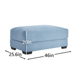 28 Ottoman Corduroy- Blue W714P312701