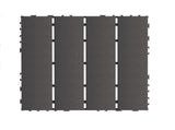 Plastic Interlocking Deck Tiles,44 Pack Patio Deck Tiles,12"x12" Square Waterproof Outdoor All W206P151694
