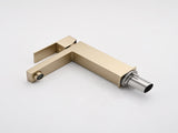 Bathroom Faucet Single Hole, Single Handle Stainless Steel Faucet for Bathroom Sink with Deckplate W1224P195904