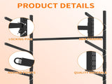 41"H Freestanding Kayak Storage Rack Holds 3 Kayaks, Heavy-Duty Adjustable Stand with Lockable T2398P305830