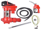 Red Fuel Transfer Pump 115V 15GPM w/ Hose & Nozzle for Gasoline Kerosene Diesel 49874897