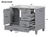 30" Bathroom Vanity , Modern Bathroom Cabinet with Sink Combo Set, Bathroom Storage Cabinet with a WF321698AAE