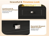 () 2-Drawer Bedside Table Shelves Made of MDF and Painted Bedside Table 49855055