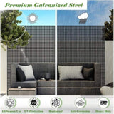 Metal Privacy Screen, Freestanding Outdoor Indoor Divider, Decorative Privacy Screen Panels for W1859P145842