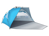 Fiberglass Pole Oxford Cloth Quick-Open Free Ride Beach Tent Blue 64866189