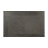 Classic Light Gray Finish 1pc Nightstand with 2x Drawers and Storage Cubby Dark Brown Top Modern B011P199394