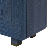 TREXM 54" Retro Buffet Cabinet with Storage, 4-Door Vintage Fluted Sideboard Cabinet with Adjustable N715P289209M