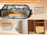 3ft Aluminum Alloy Folding Table wood grain color 14252439