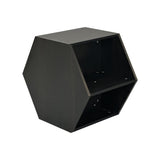 23.62'' Hexagonal Coffee Table Side Table Nightstand Burmese Sumac W757P164920