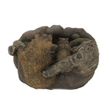 CALLAN FOUNTAIN Weather Resistant Floor Fountain with Light, Light Brown Moss 71777.00LM