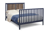 Connelly 4-in-1 Convertible Crib Midnight Blue/Vintage Walnut B022P204866