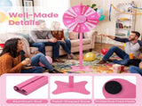 24 Inch Height Adjustable Prize with Smooth Spin, 2-in-1 Tabletop & Floor Standing Spinning 93646936