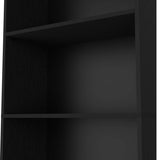 Sutton 4 Shelves Bookcase with Modern Storage Shelves B128P176161
