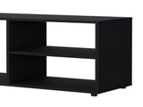 Black TV Rack with Open Storage B062P252134